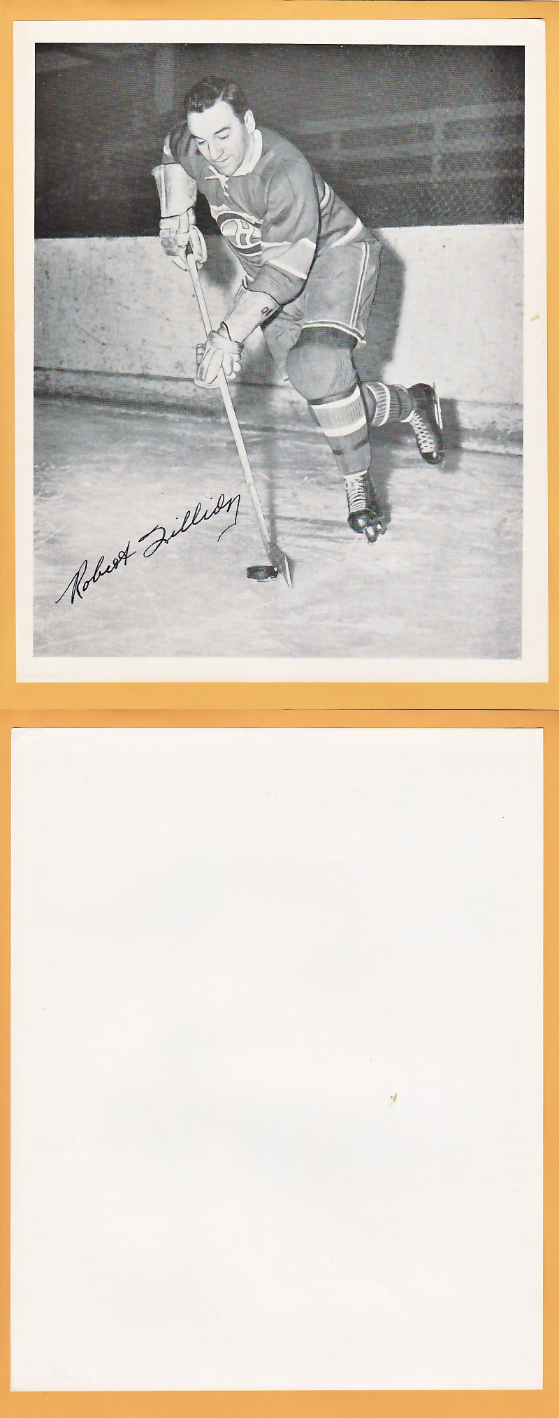 1945-54 QUAKER OATS PHOTO ROBERT FILLION V.3 photo